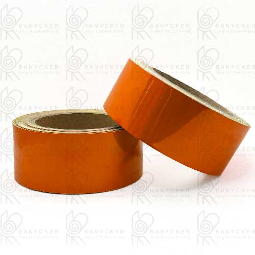 برچسب نواری شبرنگ نارنجی (5cm×20m)