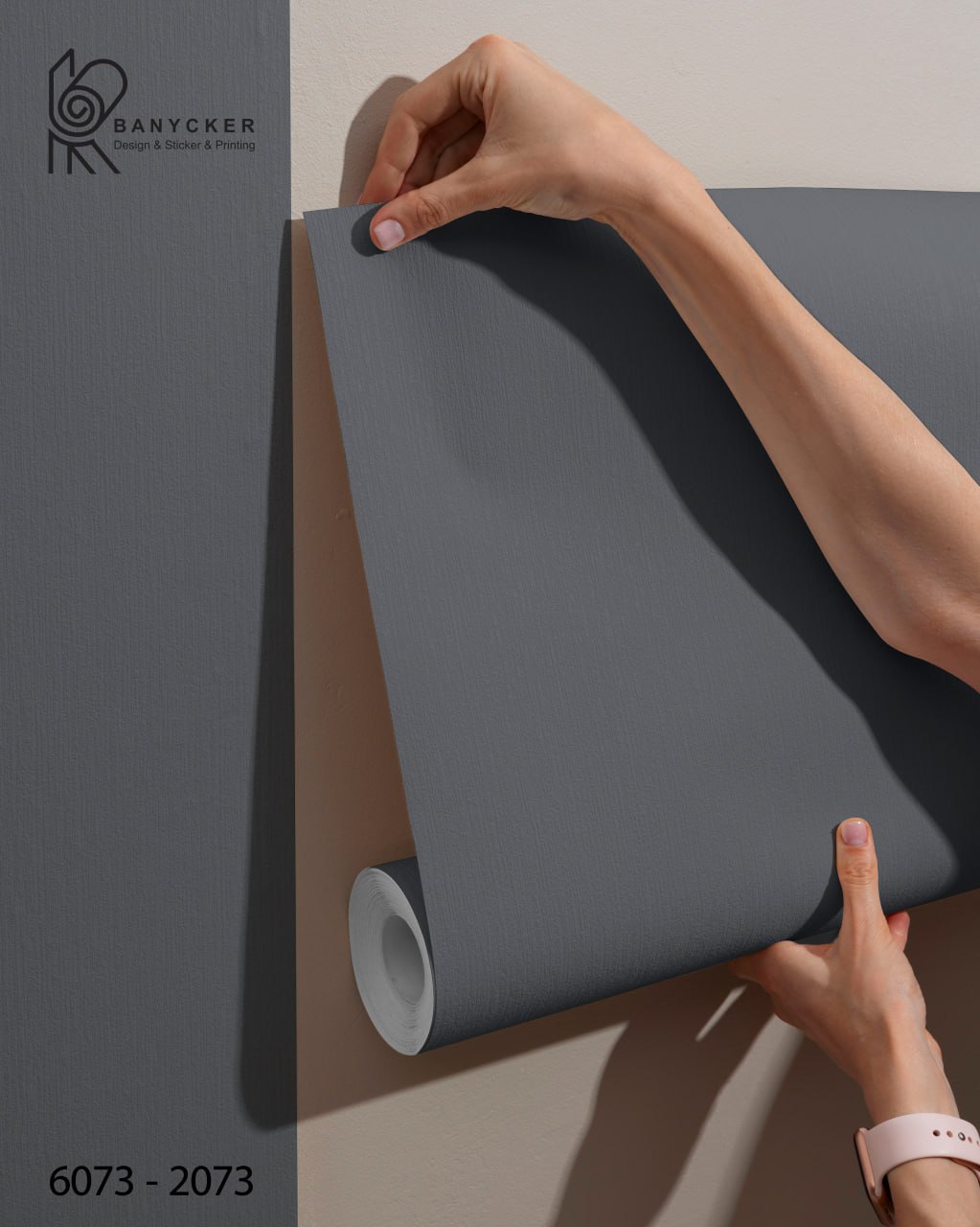 برچسب روزرنگ مات فیلی کد 2073 عرض 60