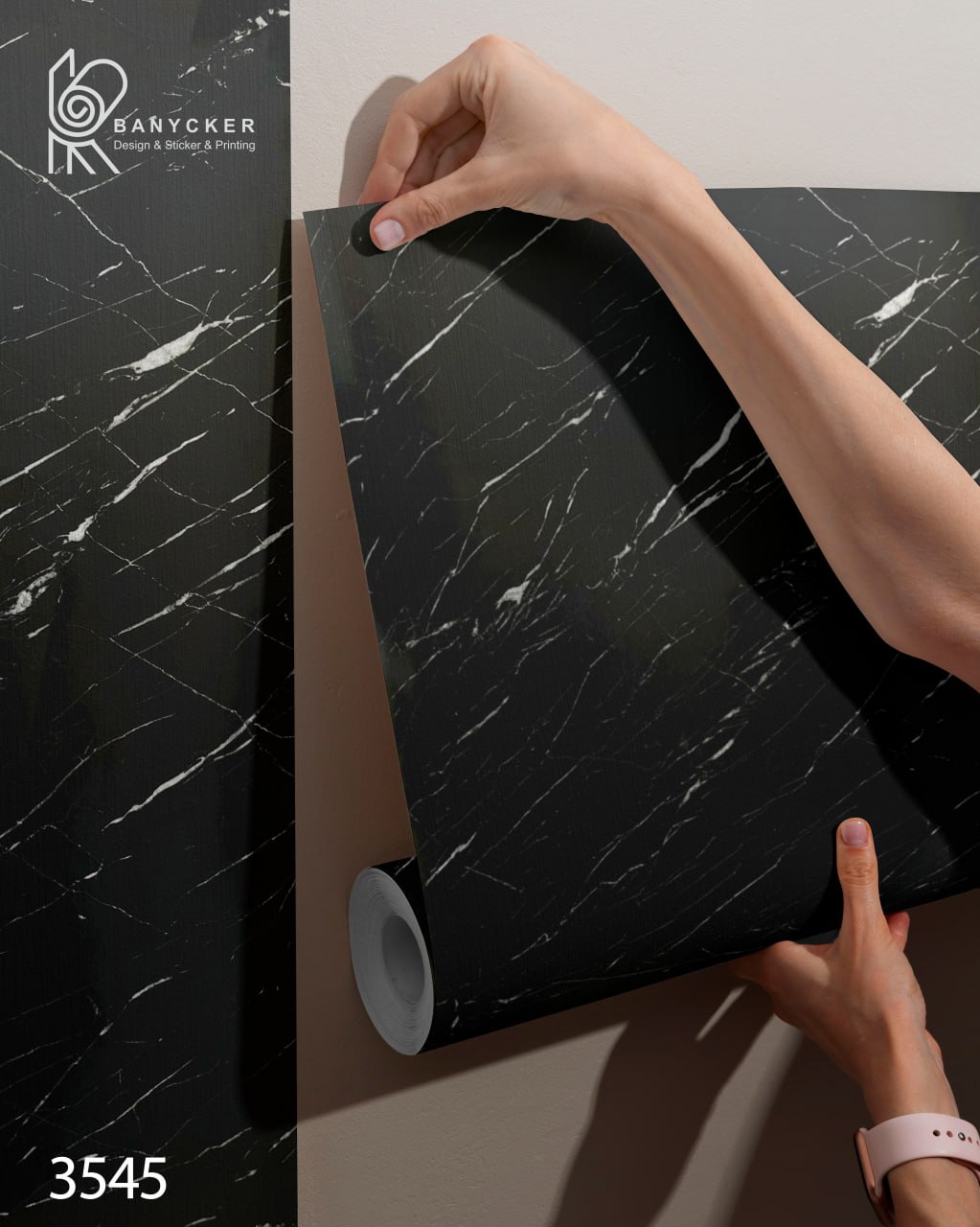 برچسب کابینت طرح سنگ کد 3545 عرض 60