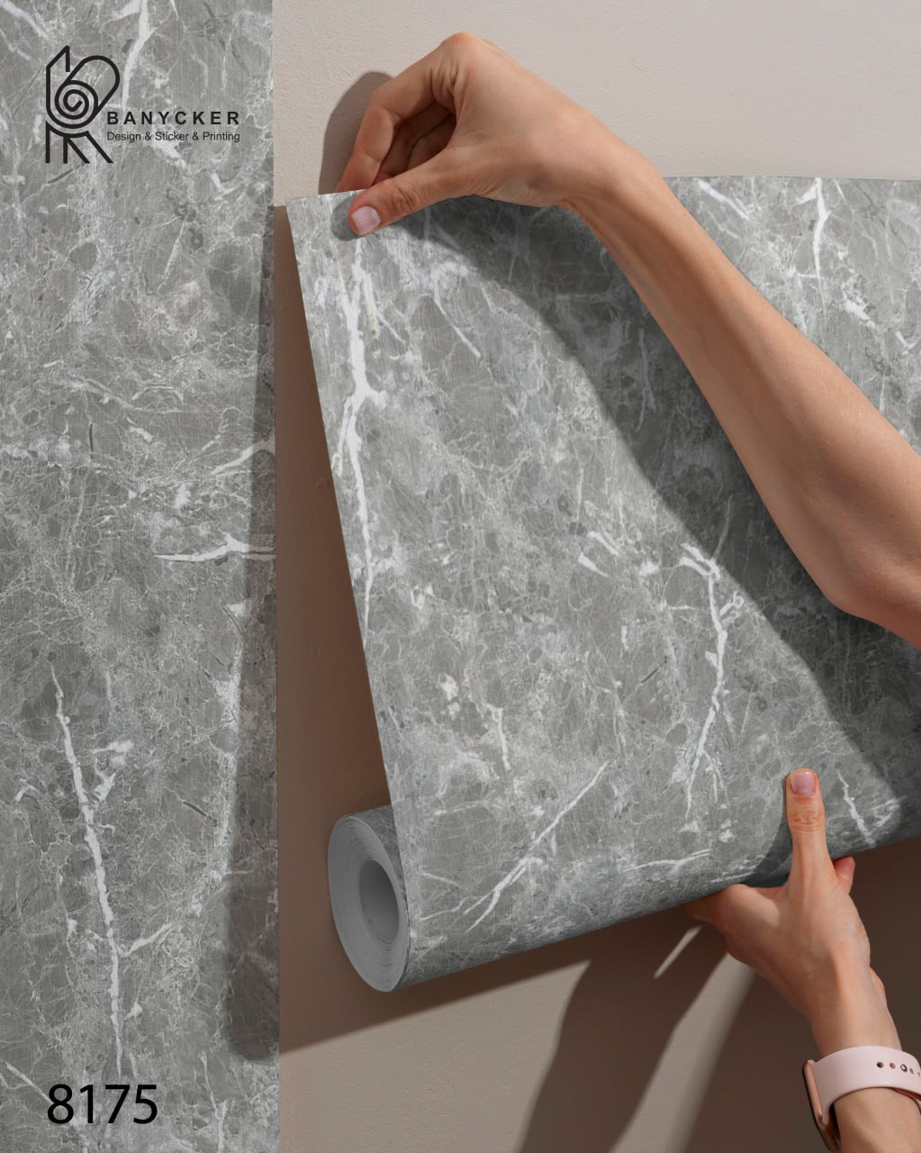 برچسب کابینت طرح سنگ کد 8175 عرض 60