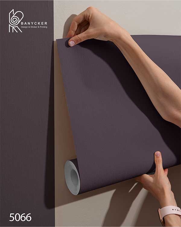 برچسب کابینت طرح چرم نقطه ای کد 5066 رنگ قهوه ای