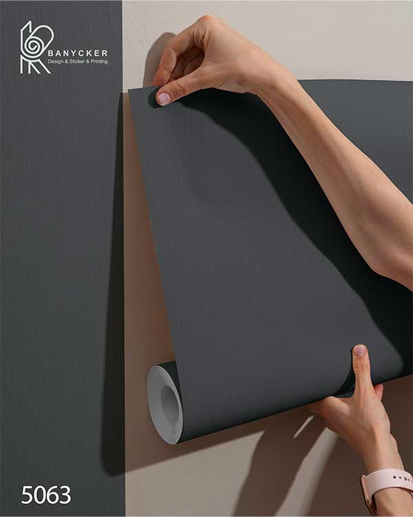 برچسب کابینت طرح چرم نقطه ای کد 5063 رنگ نوک مدادی