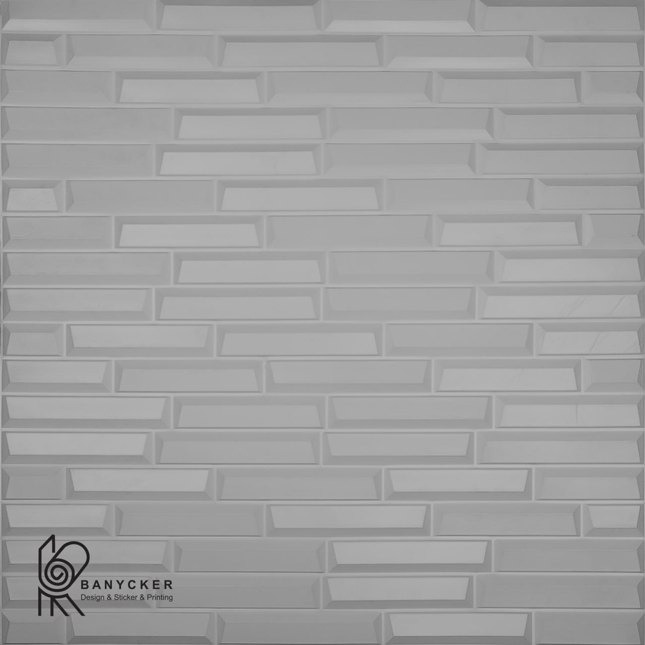 برچسب دیواری فومی طرح شمس رنگ نقره ای کد P017