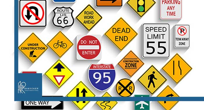 برچسبهایی مثل برچسب علائم راه