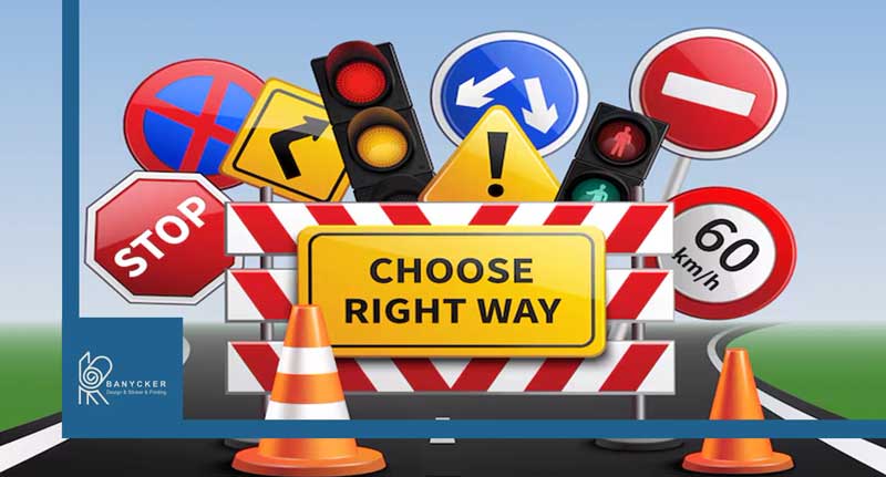 انواع برچسب ترافیکی و اینکه هر کدام در کجا استفاده می‌شوند